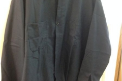 Long Sleeve Black Men's Work Shirt Picture At Uniform Rental Company Office In NJ - Prime Uniform Supply