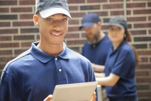 People in uniforms